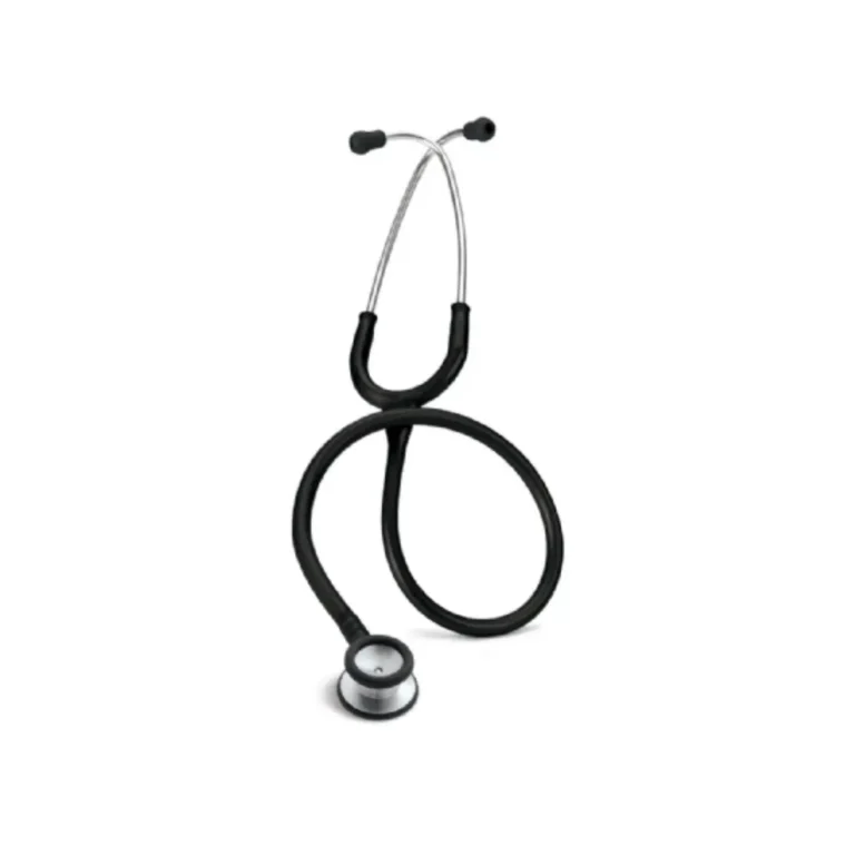Estetoscópio Littmann preto entre os tipos de estetoscópio para enfermagem